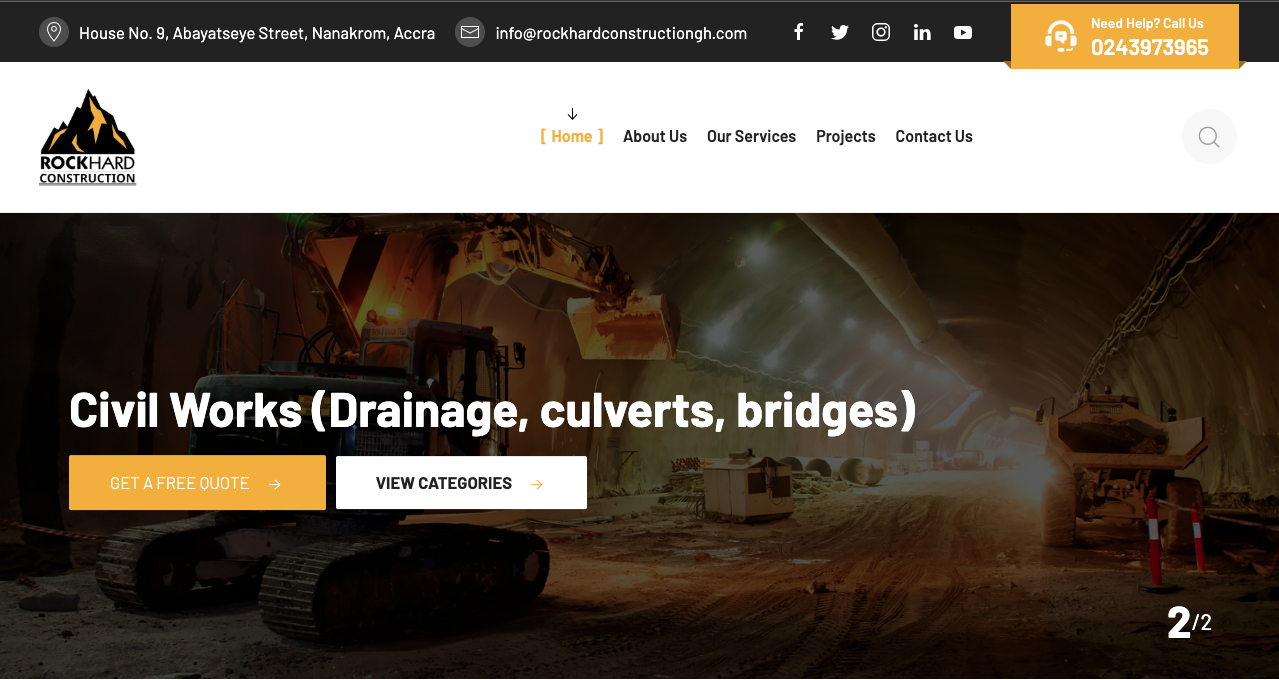 Portfolio Case Study: Rockhard Construction Ltd.